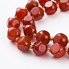 Natural Carnelian Beads Strands G-A030-B24-10mm-B-3