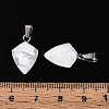 Natural Howlite Pendants G-N349-18P-07-4