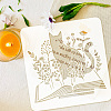 PET Hollow Out Drawing Painting Stencils DIY-WH0391-0319-3