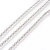 Tarnish Resistant 304 Stainless Steel Cable Chains CHS-R002-0.6mm-1