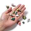 Mixed Animal Handmade Porcelain Beads PORC-L027-03-5