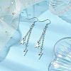 304 Stainless Steel Dangle Earrings EJEW-JE06048-01-2