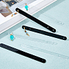 2 Bags Transparent Acrylic 3-Hole Earring Try-On Stick ODIS-HS0001-01-4