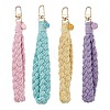 Handmade Woven Cotton Pendant Decorations HJEW-JM02797-1