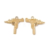 Ion Plating(IP) 304 Stainless Steel Pendants STAS-B031-23G-1