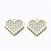 Alloy Crystal Rhinestone Pendants X-PALLOY-T067-181LG-RS-1