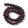 Round Natural Garnet Beads Strands G-D751-10mm-2