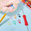 200Pcs Plastic Locking Stitch Marker TOOL-TADJ0001-05-5