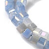 Electroplate Glass Beads Strands EGLA-F121-FR-B08-3