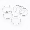 316 Surgical Stainless Steel Hoop Earring Findings STAS-P221-01C-P-1