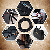 5M Braided Leather Cord with Core WL-BBC0001-01A-02-5