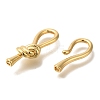 Brass Hook and S-Hook Clasps KK-K389-104G-2