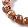 Natural Fire Crackle Agate Beads Strands G-G163-A01-04-6