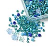 Baking Paint Glass Round Seed Beads with Glass Bead SEED-FS0001-23-3