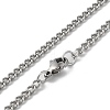 Non-Tarnish 304 Stainless Steel Double Layer Pendant Necklaces NJEW-D047-04P-4