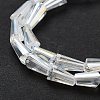 Electroplate Glass Beads Strands EGLA-J046-AB07-2