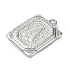 Anti-Tarnish 304 Stainless Steel Pendants STAS-U033-01P-A-2