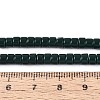 Opaque Solid Color Glass Beads Strands GLAA-N026-2x4mm-10-4