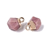 Natural Rhodonite Pendants G-N359-18G-11-2