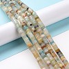 Natural Flower Amazonite Beads Strands X-G-D481-06-2