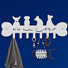 Iron Wall Mounted Hook Hangers HJEW-WH0323-007-2