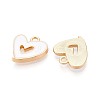 Alloy Enamel Pendants PALLOY-T092-27G-02-2