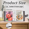 5 Inch PU Leather Cover Garden Seed Storage Organizer 2-Ring Binder Album AJEW-SP0004-72B-2