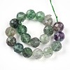 Natural Fluorite Beads Strands G-T140-19C-3