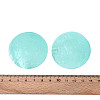 Spray Painted Natural Capiz Shell Connector Charms SSHEL-N039-03-01D-3