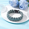 7 Inner Cores Polyester & Spandex Cord Braided Bracelets for Men Women BJEW-JB12509-01-1