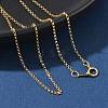 1/20 14K Gold Filled Rolo Chain Necklaces for Women Men NJEW-Z068-09G-1