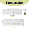 2Pcs 2 Styles DIY Butterfly Quicksand Silicone Molds DIY-TA0009-80-3