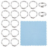 16Pcs 925 Sterling Silver Split Rings STER-HY0001-16-1