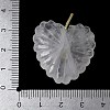 Natural Quartz Crystal Carved Pendants G-C276-01G-09-3