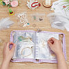 PVC Loose Leaf Jewelry Storage Bag ODIS-WH0038-90D-3