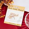 10Pcs Brass Hoop Earrings Findings FIND-BBC0002-17-6