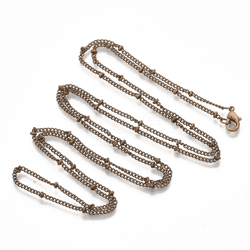 Wholesale Brass Coated Iron Curb Chain Necklace Making ...
