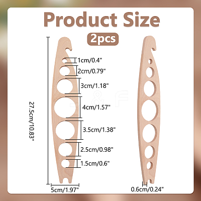 Wood Gardening Tool TOOL-WH0053-78B-1