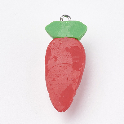 Handmade Polymer Clay Pendants CLAY-T012-09-1