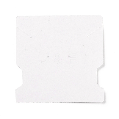 Paper Jewelry Display Cards DIY-B061-08A-1