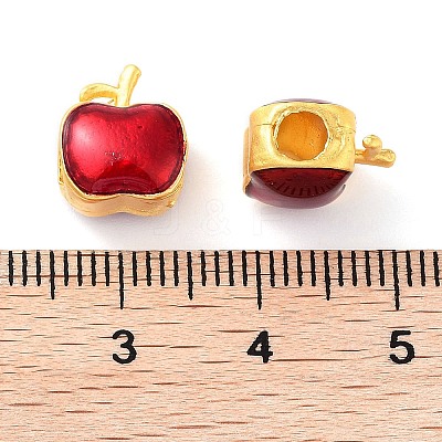 Alloy Enamel Beads ENAM-B001-06B-1
