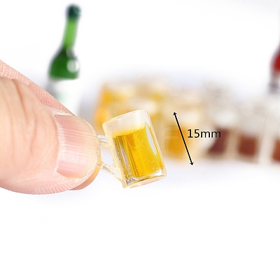 Mini Resin Beer Glass Model LS-PW-WG07C9B-01-1