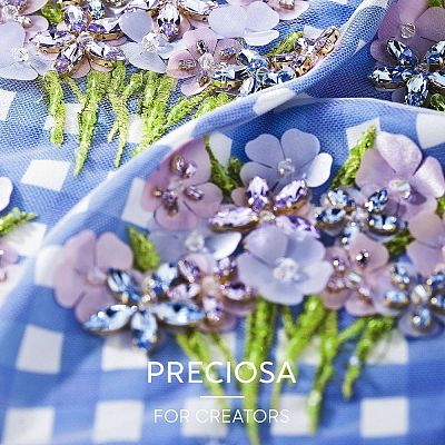 Preciosa® MAXIMA Crystal Sew-On Cups Y-PRC-SE10-00030-200-G-1