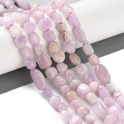 Natural Kunzite Beads Strands G-P497-01C-36-1