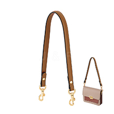 1Pc Cowhide Bag Handles with Alloy Clasps FIND-PH0028-16A-1