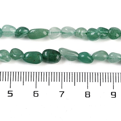 Natural Green Aventurine Beads Strands LS-G-P497-01B-20-1