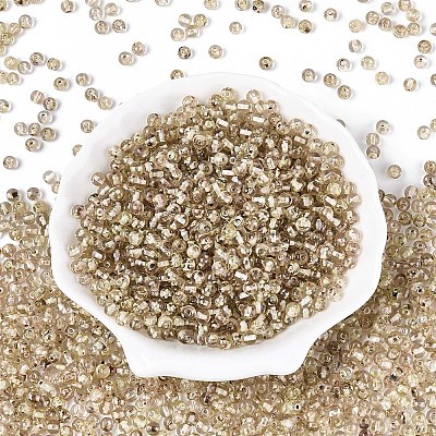 Picasso Baking Paint Glass Seed Beads SEED-N007-35A-1