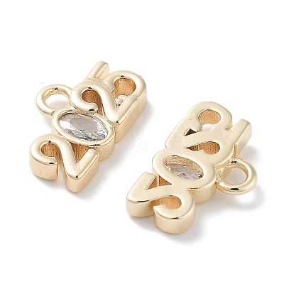 Glass Charms KK-C077-02G-1