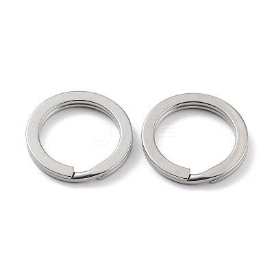 Non-Tarnish 304 Stainless Steel Split Key Rings STAS-Q314-01C-P-1