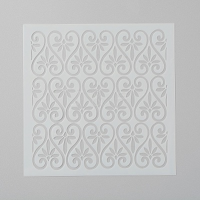 Geometric Plastic Reusable Painting Stencils DIY-E021-02A-1